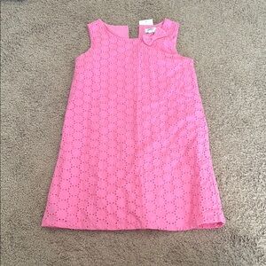 Pink Eyelet Kids Dress